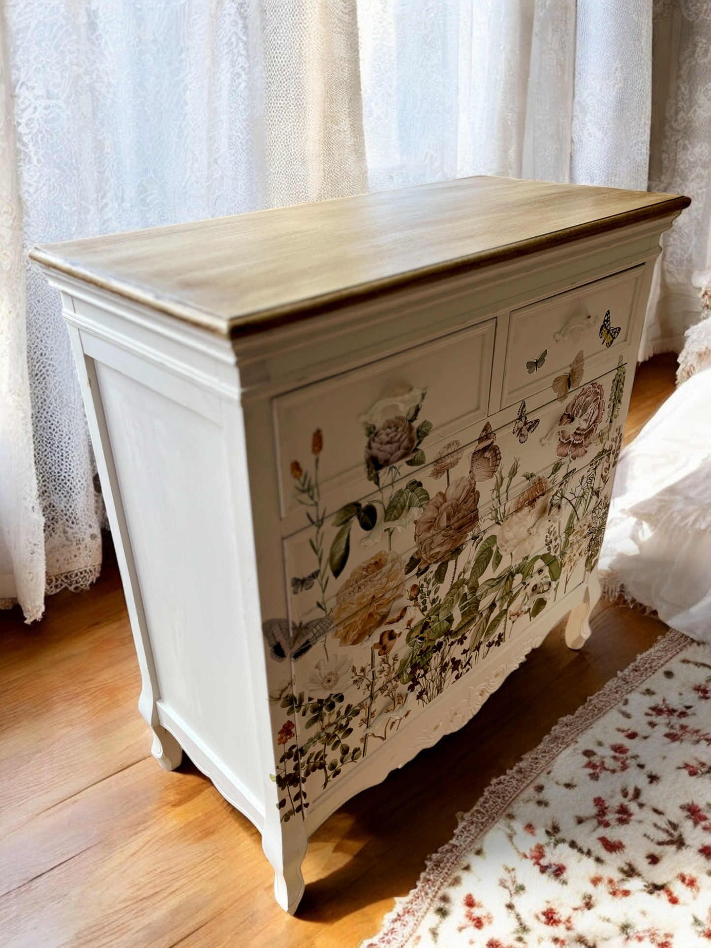 Upcycled Bedroom Chest of Drawers