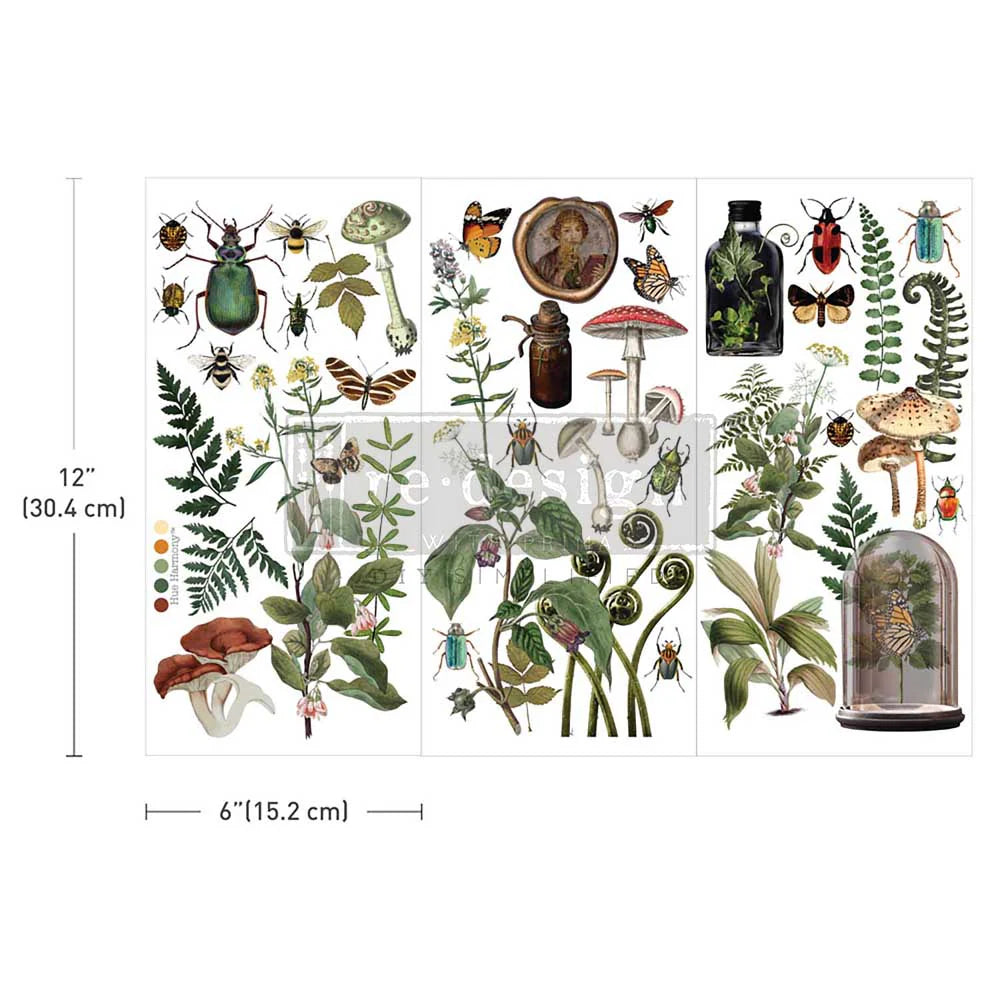 Redesign with Prima Small Transfers - Botanical Archives