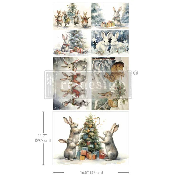 Bunny Wonderland Redesign With Prima A1 Decoupage Fiber