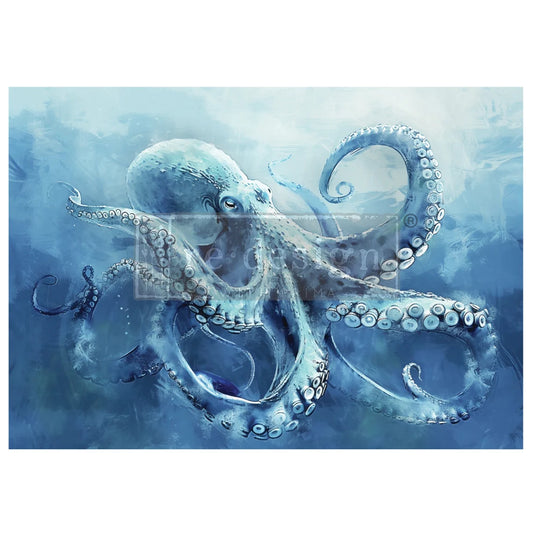 Deep Sea Dancer Redesign With Prima A1 Decoupage Fiber