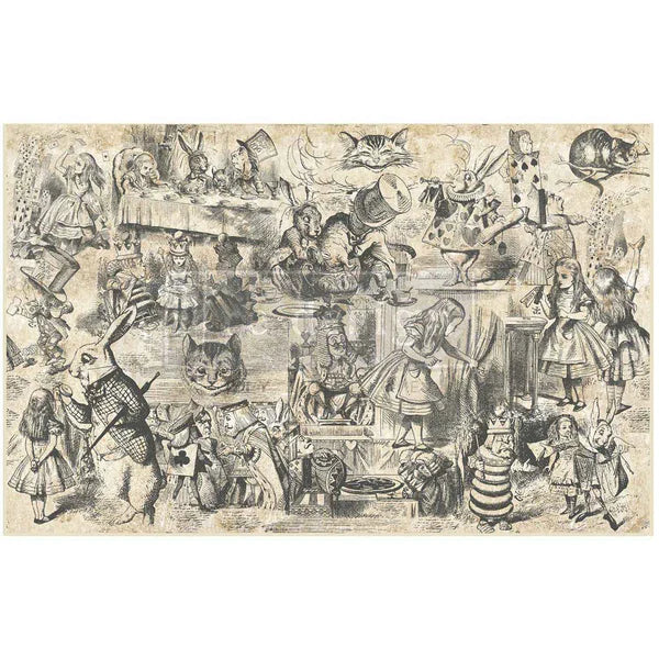 Dreaming in Wonderland With Prima Décor Tissue Paper Quarter 4