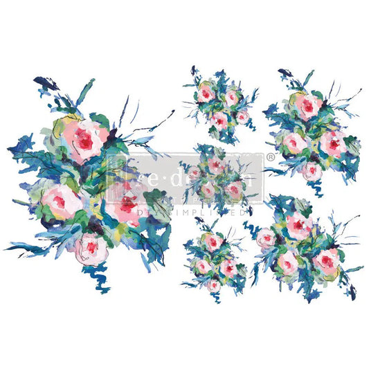 Expressive Blooms Redesign with Prima H20 Transfers