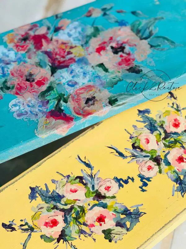 Expressive Blooms Redesign with Prima H20 Transfers