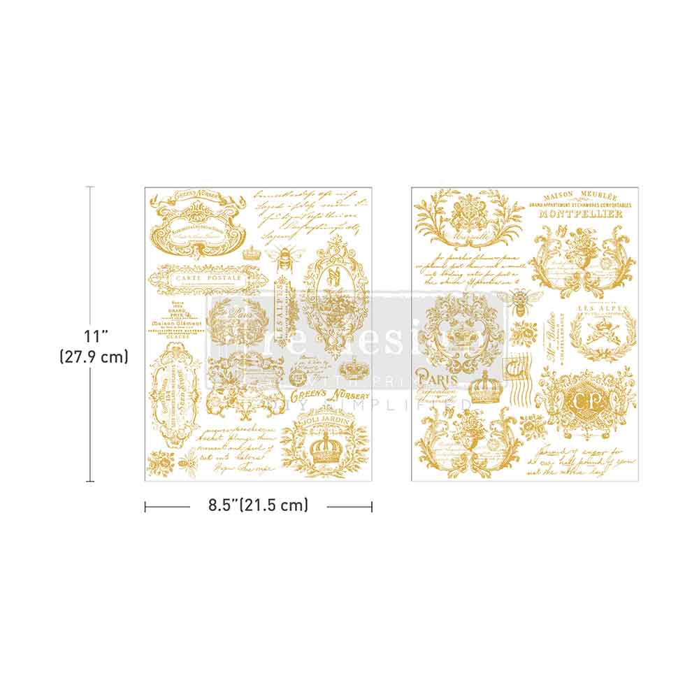 Gilded Memories Redesign with Prima with Prima H20 Transfers Whispers of Winter Quarter 3