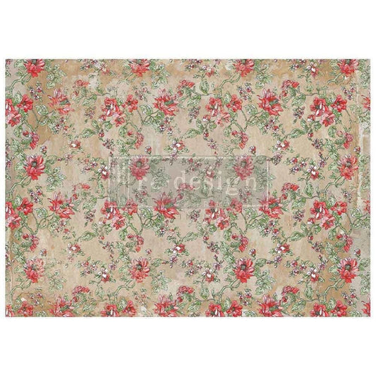 Sweet Composition Redesign With Prima A1 Decoupage Fiber