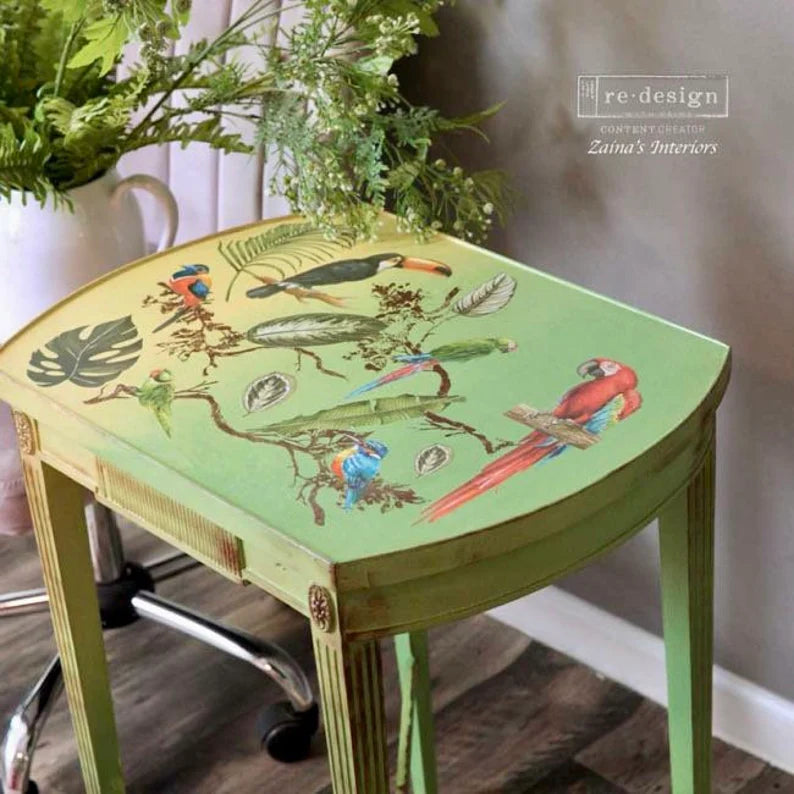 Redesign With Prima Tropical Birds Small Transfer