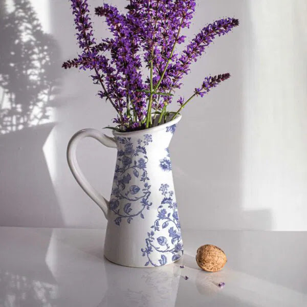 Azure Florals II Redesign with Prima H20 Transfers