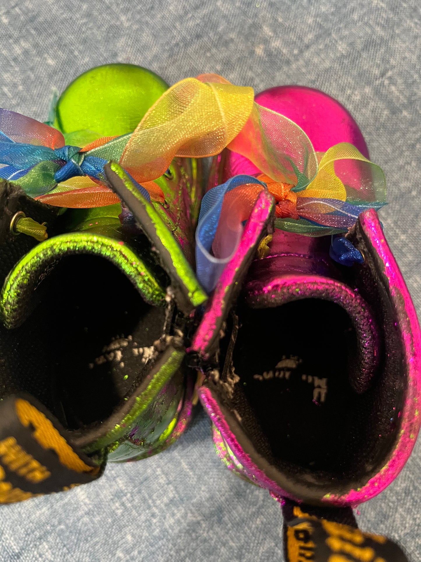 Hand-Gilded "Jewel Tone" Dr. Martens (Toddler UK 5)