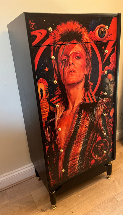 Ziggy Upcycled Drawers, handpainted and Decoupaged