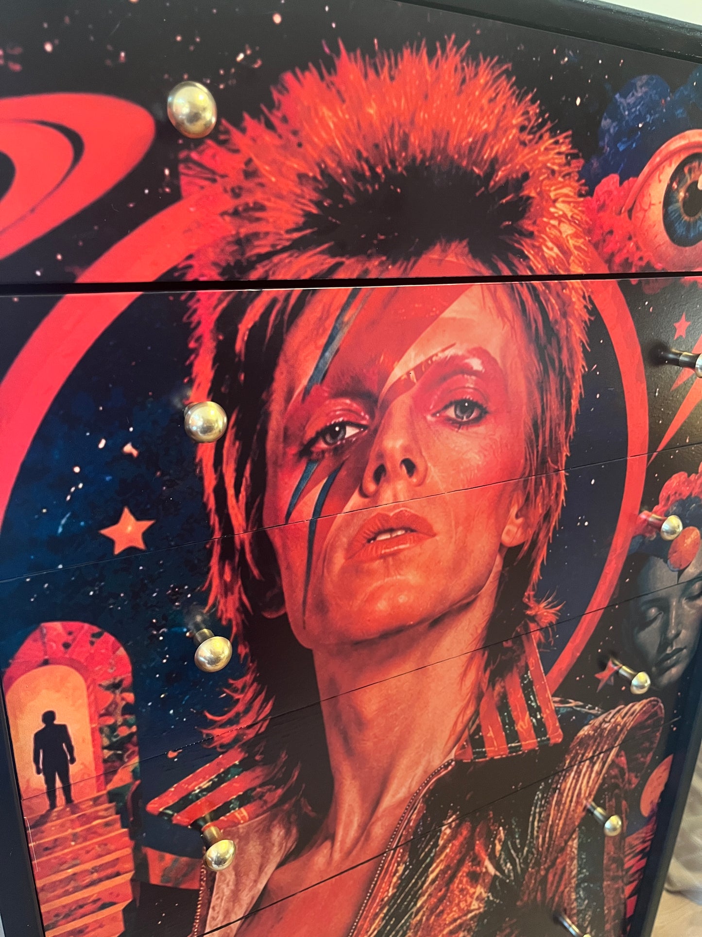 Ziggy Upcycled Drawers, handpainted and Decoupaged