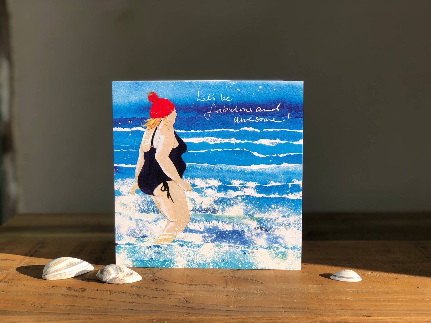 Sea Swimming/Wild Swimming Card (taking the plunge)