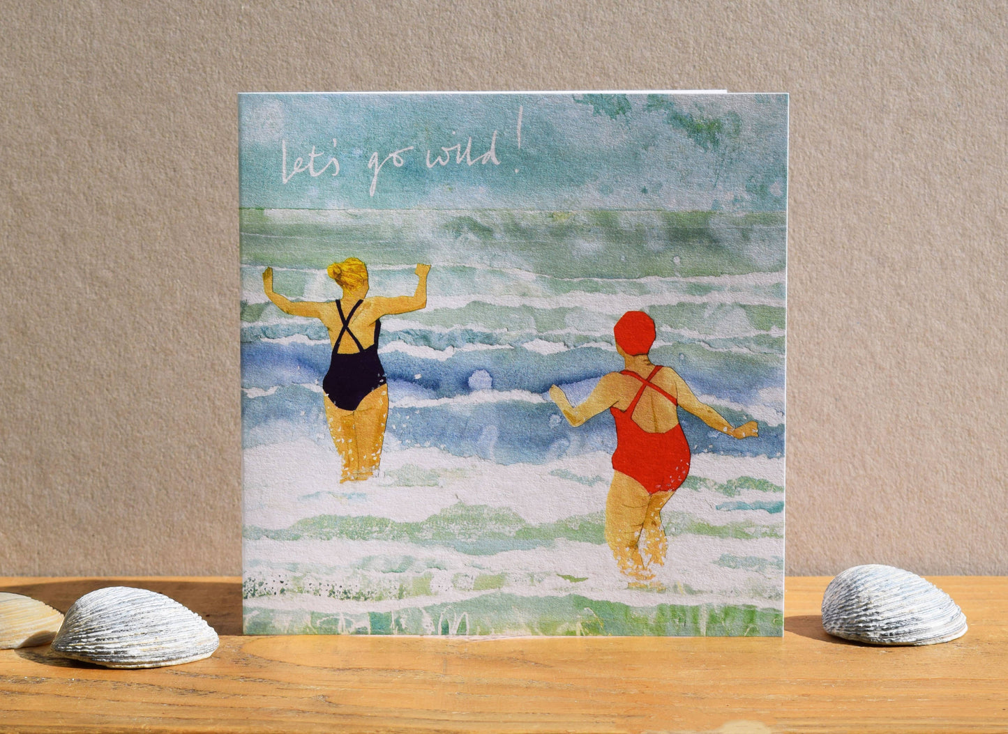 Sea Swimming/Wild Swimming Card (let's go wild)