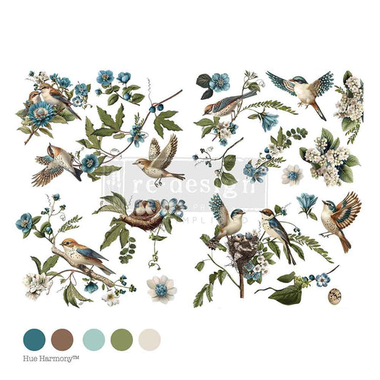 Aviary Elegance Large Decor Transfer Whisper of Winter Redesign with Prima Quarter 3