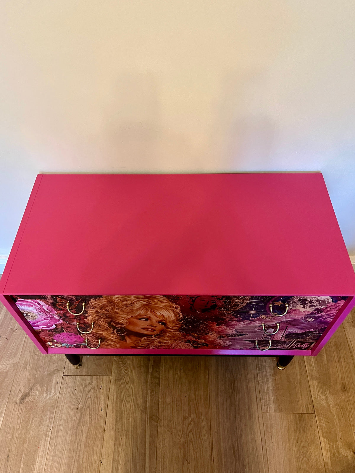 Dolly Parton-Inspired G Plan Sideboard – Pink Disco Dolly