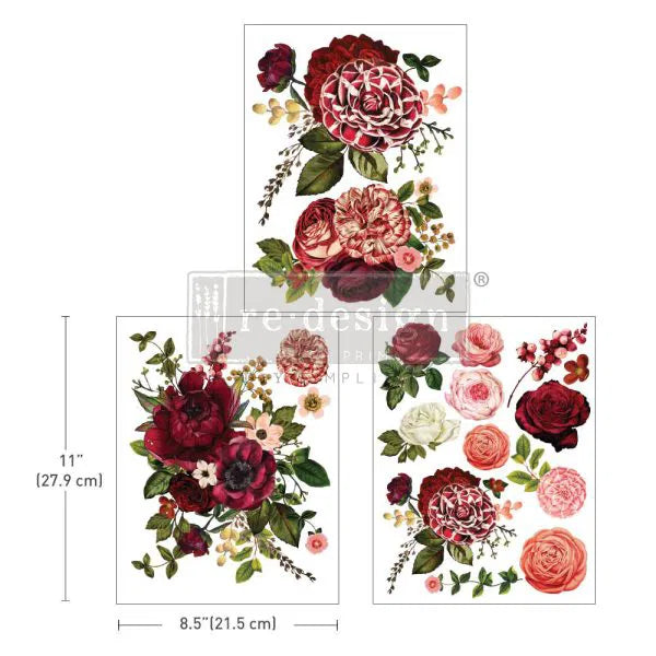 Burgundy Love Redesign With Prima Middy Transfer