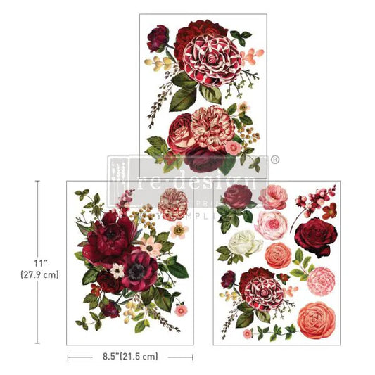Burgundy Love Redesign With Prima Middy Transfer