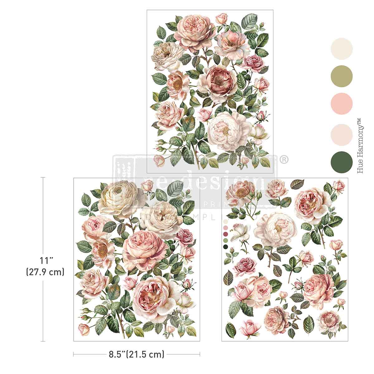 Blush Blossoms Redesign with Prima Middy Transfer