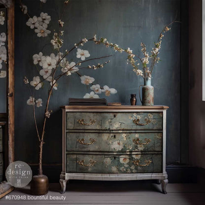 Bountiful Beauty set of 3 Redesign with Prima Decoupage Tissues