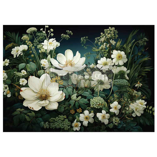 Contrast Of Night & Petal Redesign With Prima A1 Decoupage Fiber