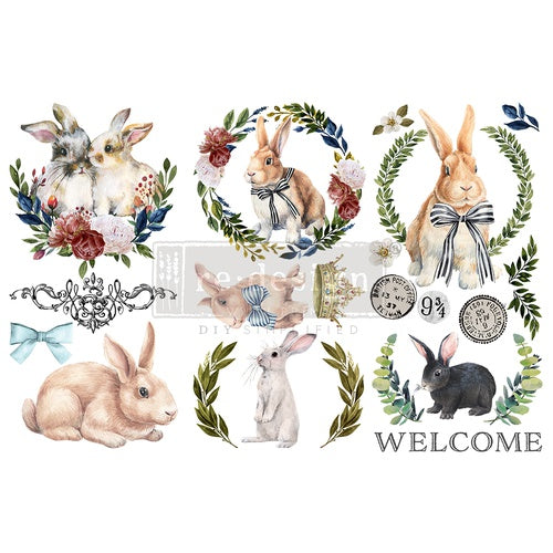 Redesign With Prima Cottontail Small Transfer