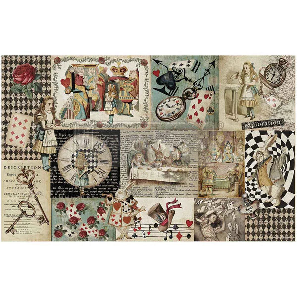 Curious Journey Redesign With Prima Décor Tissue Paper Quarter 4