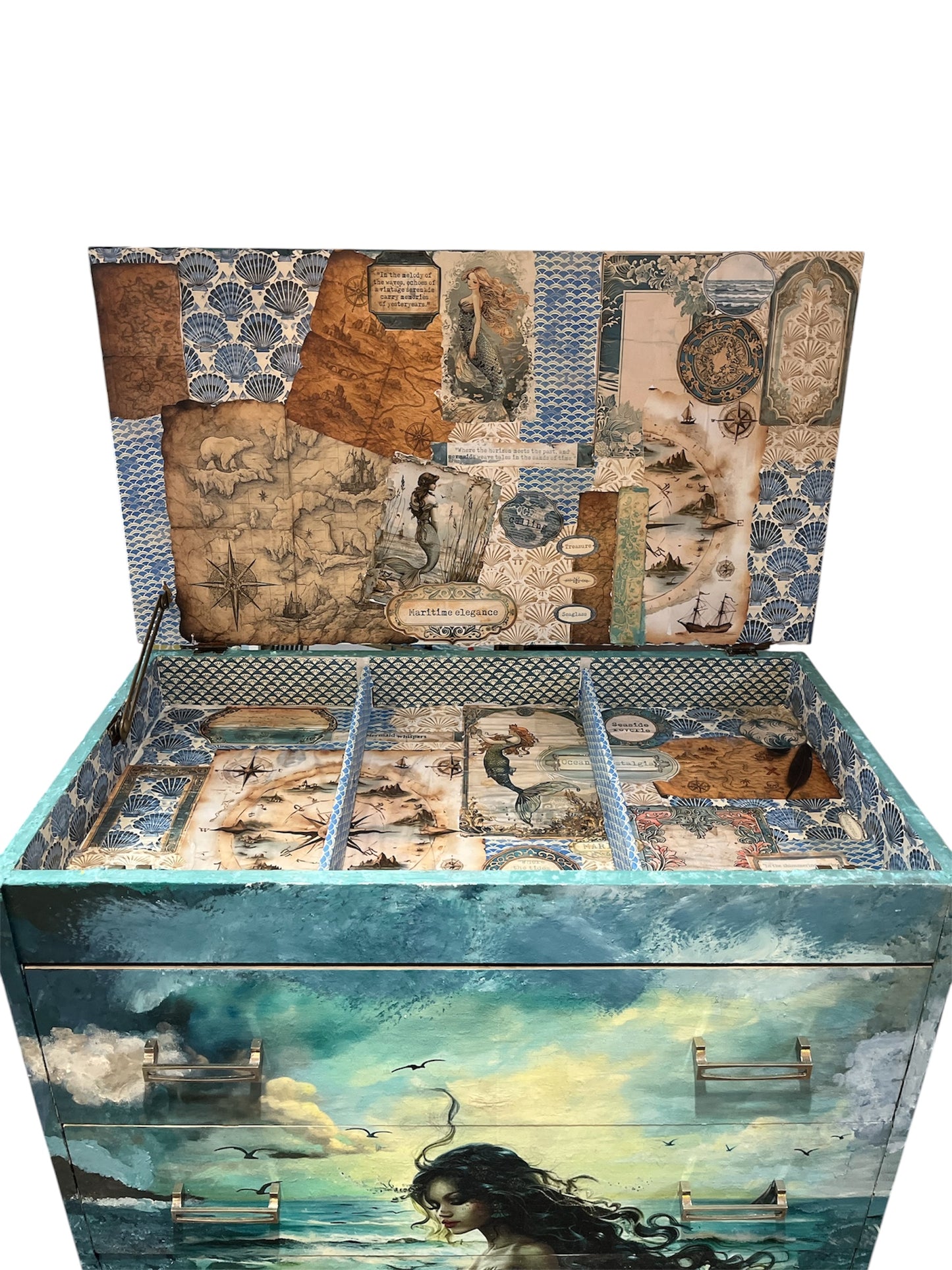 Mermaid Upcycled Tallboy