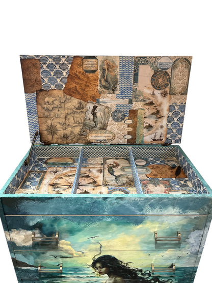 Mermaid Upcycled Tallboy