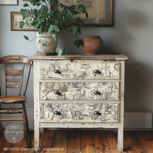 Dreaming in Wonderland With Prima Décor Tissue Paper Quarter 4