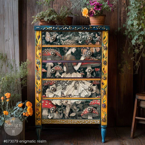 Enigmatic Realm A1 Fiber Redesign with Prima Brits Love Vintage Quarter 4