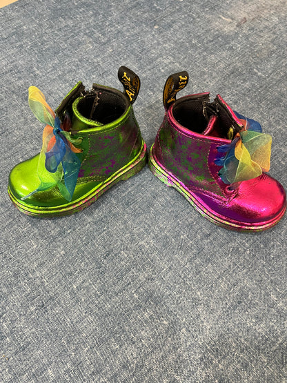 Hand-Gilded "Jewel Tone" Dr. Martens (Toddler UK 5)