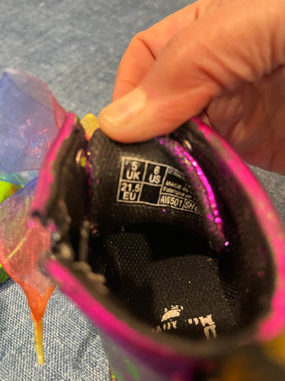 Hand-Gilded "Jewel Tone" Dr. Martens (Toddler UK 5)