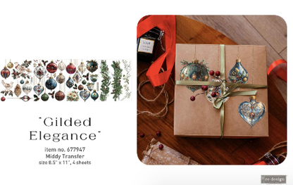 Gilded Elegance Whisper of Winter Quarter 3 Redesign With Prima Middy Transfer