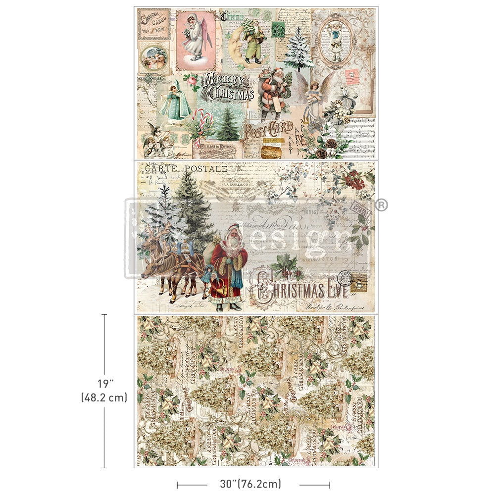 Bountiful Beauty set of 3 Redesign with Prima Decoupage Tissues