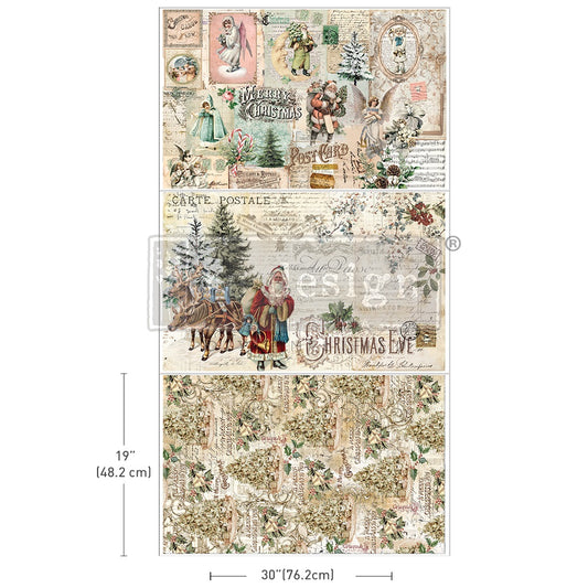 Bountiful Beauty set of 3 Redesign with Prima Decoupage Tissues
