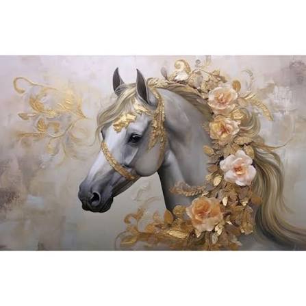 Three Yellow Goats - Horse Garland