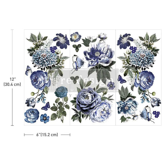 Small Transfers - Indigo Petals (arriving Tuesday 4th Feb)