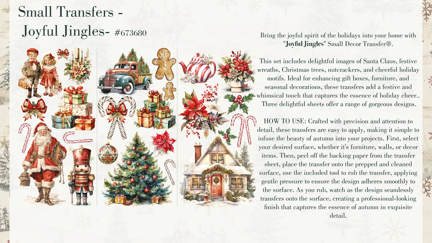 Joyful Jingles  Redesign with Prima - Small Transfer