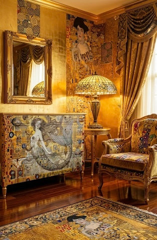 Upcycled Drawers, handpainted and Decoupaged Mermaid