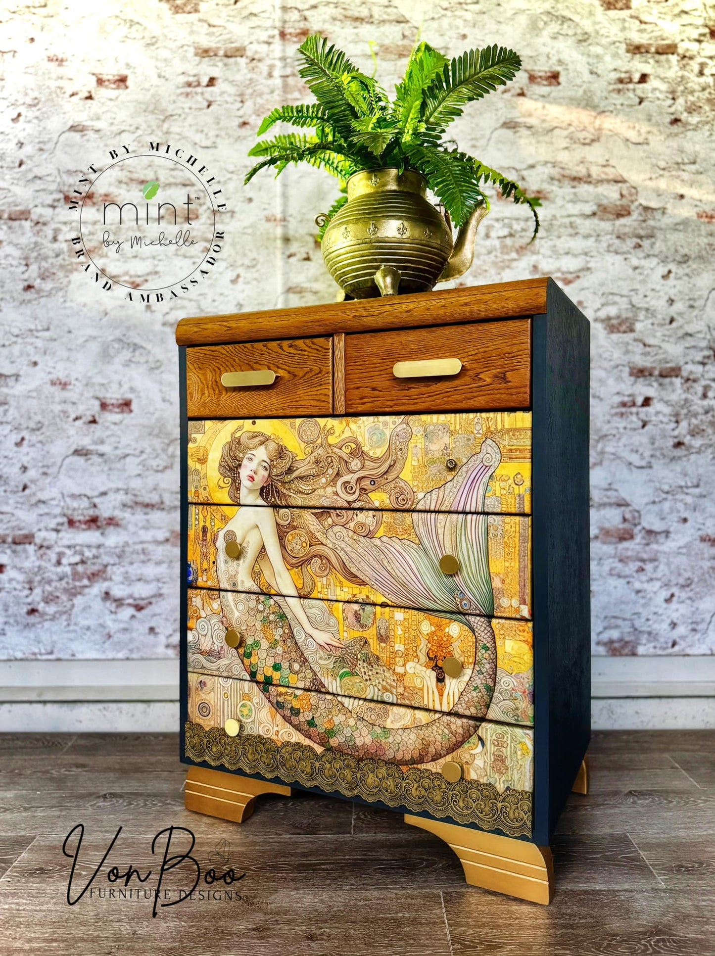 Mint By Michelle Debby's Mermaid Decoupage Paper