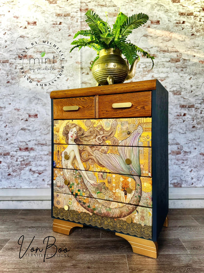 Mint By Michelle Debby's Mermaid Decoupage Paper