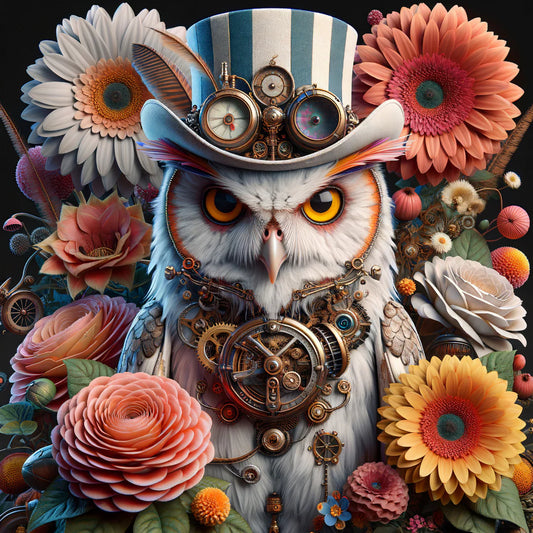 Mint By Michelle  Oliver Owl Decoupage Paper
