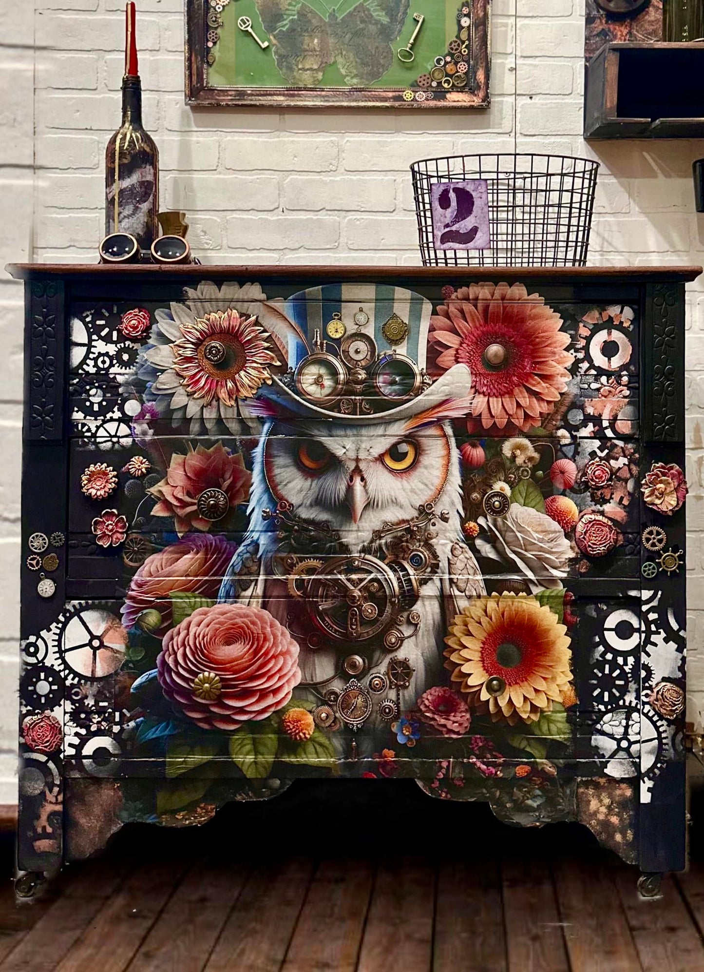 Mint By Michelle  Oliver Owl Decoupage Paper