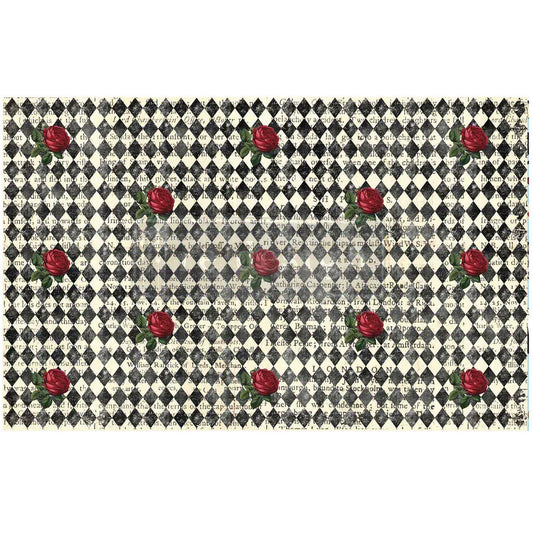 Queen’s Court of Roses Redesign With Prima Décor Tissue Paper Quarter 4