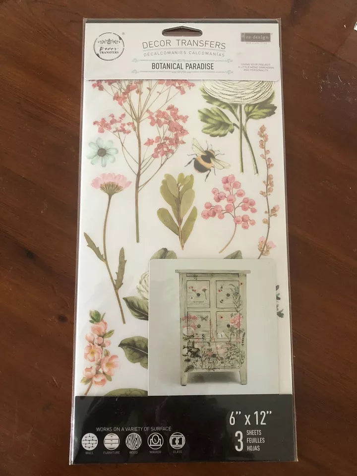 Redesign With Prima Botanical Paradise Small Transfer