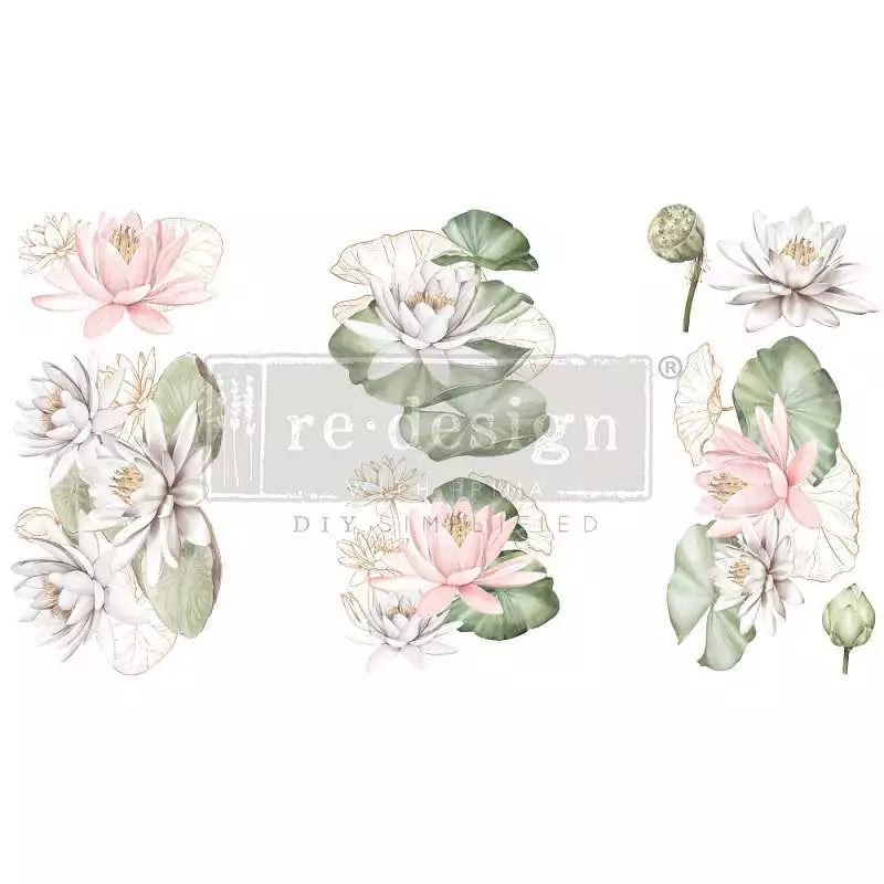 Redesign With Prima Water Lilies Small Transfer