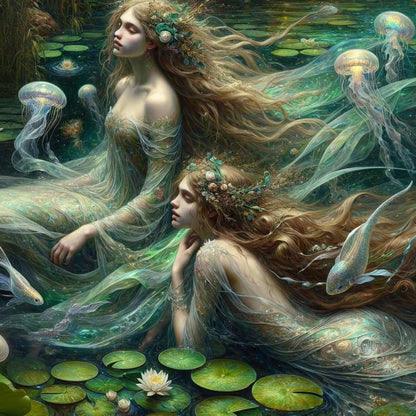 Mint By Michelle Song Of The Water Spirit Decoupage Paper (Limited Edition)
