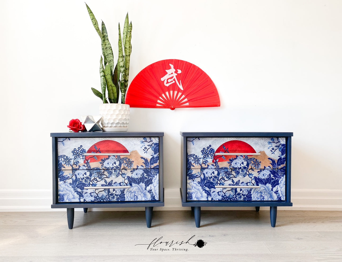 Skull Chinoiserie Redesign With Prima Décor Tissue Paper