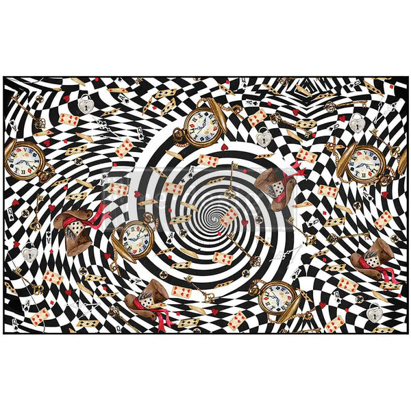 Tea Party Whirlwind Redesign Prima Décor Tissue Paper Quarter 4