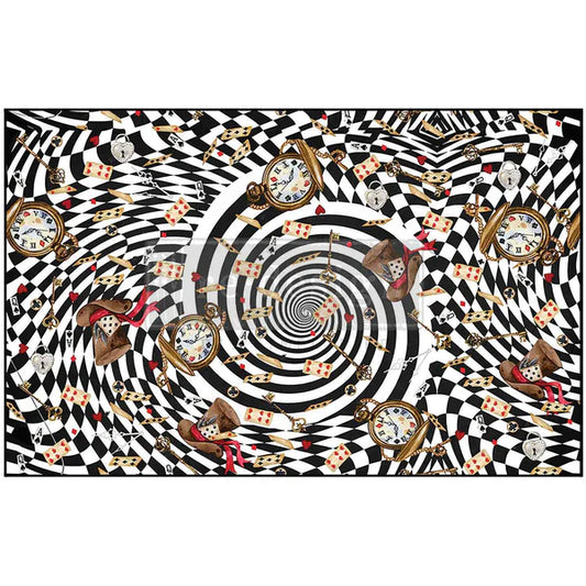 Tea Party Whirlwind Redesign Prima Décor Tissue Paper Quarter 4