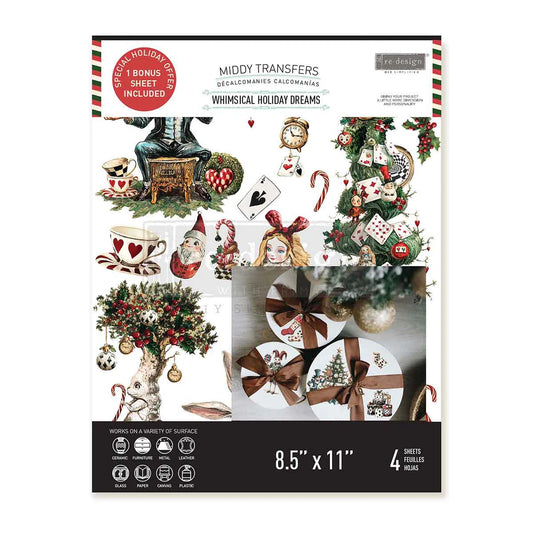 Whimsical Holiday Dreams Whisper of Winter Quarter 3 Redesign With Prima Middy Transfer